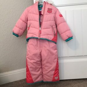 Pink London Fog Snowsuit - 2T - Never Worn